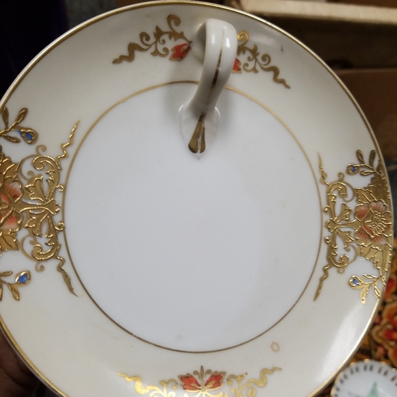 vintage Noritake hand painted lemon dish 1930's - Picture 3 of 7